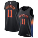 Jalen Brunson Men's New Yok Knicks #11 Black 2025 Statement Edition Stitched Jersey