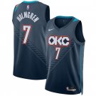 Chet Holmgren Men's Oklahoma City Thunder #7 Navy 2025-26 City Edition Swingman Stitched