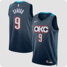 Alex Caruso Men's Oklahoma City Thunder #9 Navy 2025-26 City Edition Swingman Stitched
