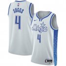Jalen Suggs Men's Orlando Magic #4 Silver 2025-26 City Edition Stitched