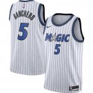 Paolo Banchero Men's Orlando Magic #5 White 2025 Association Edition Stitched Jersey