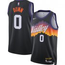 Ryan Dunn Men's Phoenix Suns #0 Black 2025-26 City Edition Stitched Jersey