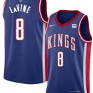 Zach LaVine Men's Sacramento Kings #8 Blue 2025 City Edition Stitched Jersey