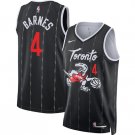 Scottie Barnes Men's Toronto Raptors #4 Black 2025-26 City Edition Stitched Jersey