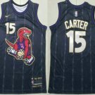 Vince Carter Men's Toronto Raptors #15 Black 2024 City Edition Swingman Sponsor Stitched Jersey