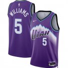 Cody Williams Men's Utah Jazz #5 Purple 2025 Icon Edition Stitched
