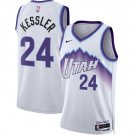 Walker Kessler Men's Utah Jazz #24 White 2025 Association Edition Stitched