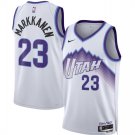 Lauri Markkanen Men's Utah Jazz #23 White 2025 Association Edition Stitched