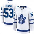 Easton Cowan Toronto Maple Leafs #53 White Authentic Jersey Stitched