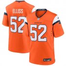 Jonah Elliss Denver Broncos #52 Stitched Jersey Orange