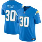 Kimani Vidal Los Angeles Chargers #30 Blue 2025 F.U.S.E. Stitched Jersey