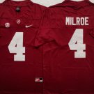 Jalen Milroe Alabama Crimson Tide #4 Red Jersey Stitched