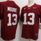 Malachi Moore Alabama Crimson Tide #13 Red F.U.S.E Jersey Stitched