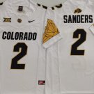 Shedeur Sanders Colorado Buffaloes #2 White 2025 F.U.S.E. Stitched Jersey With XII Patch