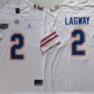 DJ Lagway Florida Gators #2 White Stitched Jersey