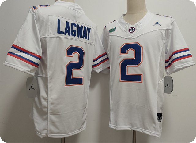 DJ Lagway Florida Gators #2 White F.U.S.E. Stitched Jersey