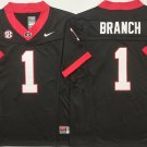 Zachariah Branch Georgia Bulldogs #1 Black 2025 F.U.S.E. Jersey Stitched