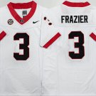 Nate Frazier Georgia Bulldogs #3 White Stitched Jersey