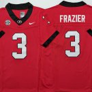 Nate Frazier Georgia Bulldogs #3 Red F.U.S.E Jersey Stitched
