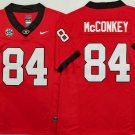 Ladd McConkey Georgia Bulldogs #84 Red  F.U.S.E Jersey Stitched