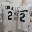 Aidan Chiles Michigan State Spartans #2 White Jersey Stitched