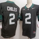 Aidan Chiles Michigan State Spartans #2 Black Jersey Stitched