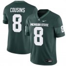 Kirk Cousins Michigan State Spartans #8 Stitched Jersey Green