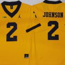 Will Johnson Michigan Wolverines #2 F.U.S.E. Stitched Jersey Yellow