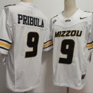 Beau Pribula Missouri Tigers #9 F.U.S.E. White Jersey Stitched