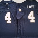 Jeremiyah Love Notre Dame Fighting Irish #4 Navy F.U.S.E. Jersey Stitched