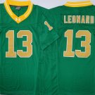 Riley Leonard Notre Dame Fighting Irish #13 Green Gold Jersey Stitched
