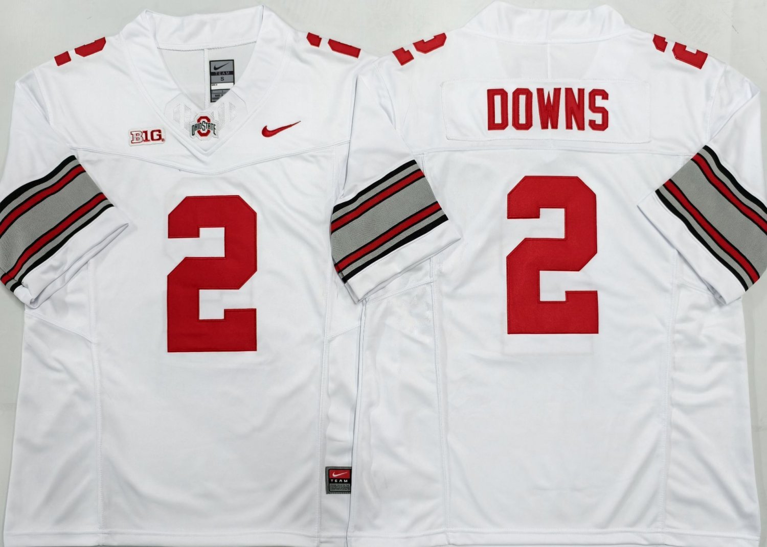 Caleb Downs Ohio State Buckeyes #2 F.U.S.E. Stitched Jersey White