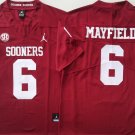 Baker Mayfield Oklahoma Sooners #6 Red Jersey Stitched