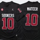 John Mateer Jersey Oklahoma Sooners #10 Stitched Black