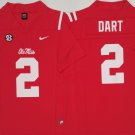 Jaxson Dart Ole Miss Rebels #2 Stitched Jersey Red