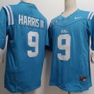 Tres Harris III  Ole Miss Rebels #9 Powder Blue F.U.S.E. Stitched Jersey