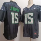 Oregon Ducks #15 Tez Johnson Black Jersey Stitched