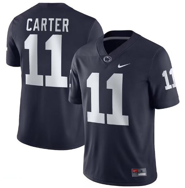 Abdul Carter Penn State Nittany Lions #11 Navy Stitched Jersey