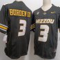 Luther Burden III #3 Memphis Tigers Black Stitched Jersey