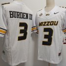 Luther Burden III #3 Memphis Tigers Stitched Jersey White