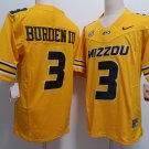Luther Burden III #3 Memphis Tigers Stitched Jersey Gold