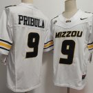 Beau Pribula #9 Memphis Tigers Stitched Jersey White