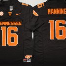 Peyton Manning Jersey Tennessee Volunteers #16 Black Stitched