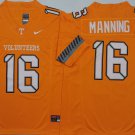 Peyton Manning Jersey Tennessee Volunteers #16 Orange F.U.S.E Stitched