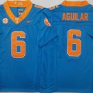 Joey Aguilar Tennessee Volunteers #6 Blue Jersey Stitched