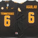 Joey Aguilar Tennessee Volunteers #6 Black Jersey Stitched
