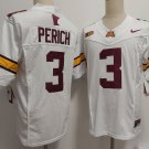 Koi Perich Jersey Minnesota Golden Gophers #3 White F.U.S.E. Stitched