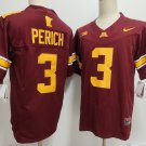 Koi Perich Jersey Minnesota Golden Gophers #3 Red F.U.S.E. Stitched
