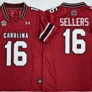 LaNorris Sellers Jersey South Carolina Fighting Gamecocks #16 Red F.U.S.E Stitched