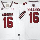 LaNorris Sellers Jersey South Carolina Fighting Gamecocks #16 White F.U.S.E Stitched